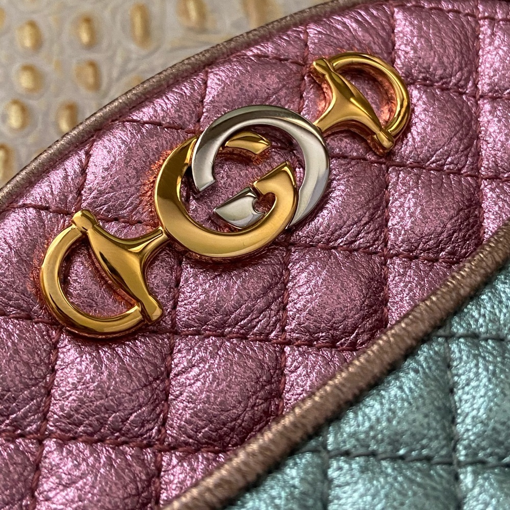 Gucci Laminated Calfskin Mini Traputata Bag - Picture 4 of 15